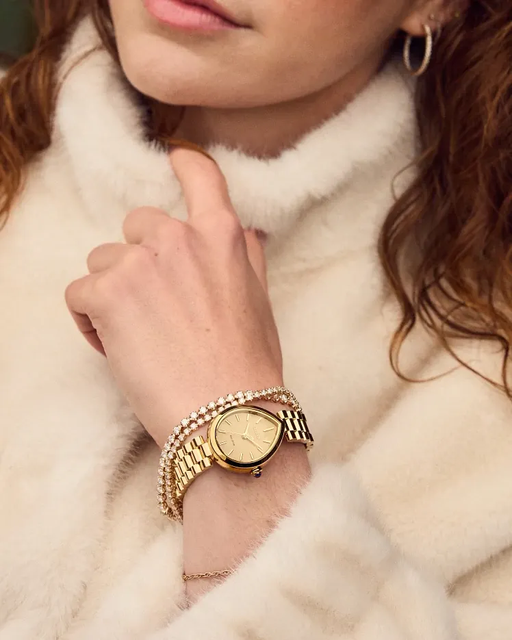 Citizen L Rainell Gold-Tone Dial Stainless Steel Bracelet EM1202